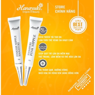 Sỉ - Combo kem dưỡng & làm hồng nhũ hoa - Hanayuki Pink Nipple & Pinkish Nipple Hanayuki chính hãng 20gr