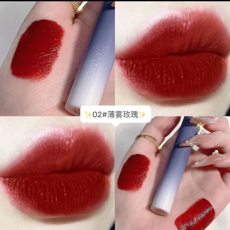 Set 5 cây son kem lì DANMOLU mềm mịn lâu trôi Lylya Store