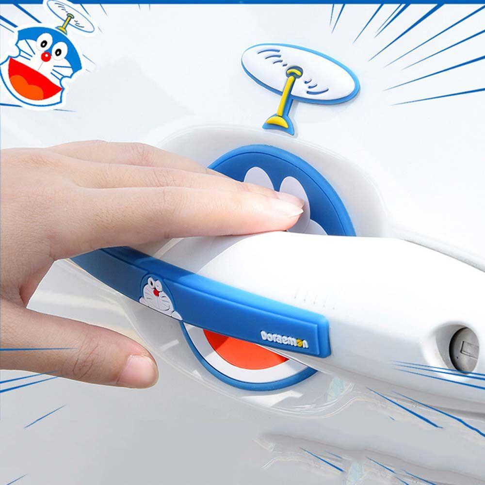 Miếng Dán Bảo Vệ Tay Cầm Cửa Xe Hơi Bằng Vinyl Sơn Màu Độc Đáo Tiện Dụng