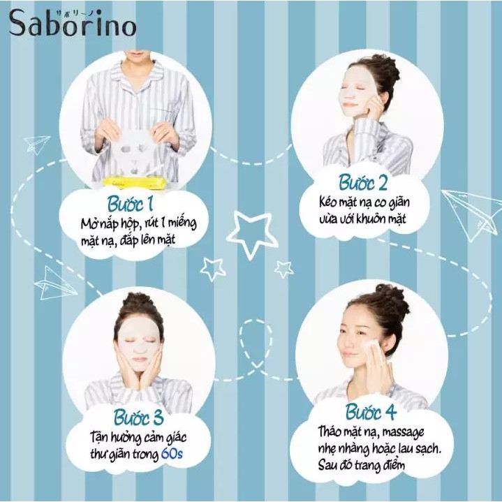 Mặt Nạ Ban Đêm Saborino Good Night Sheet Mask (Gói 28 Miếng)