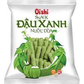 (Lẻ) 1 Gói 16g Bim Đậu Xanh Nước Dừa Freeship Bim Bim Oishi Snack Đậu Xanh Nước Dừa Thơm Ngon