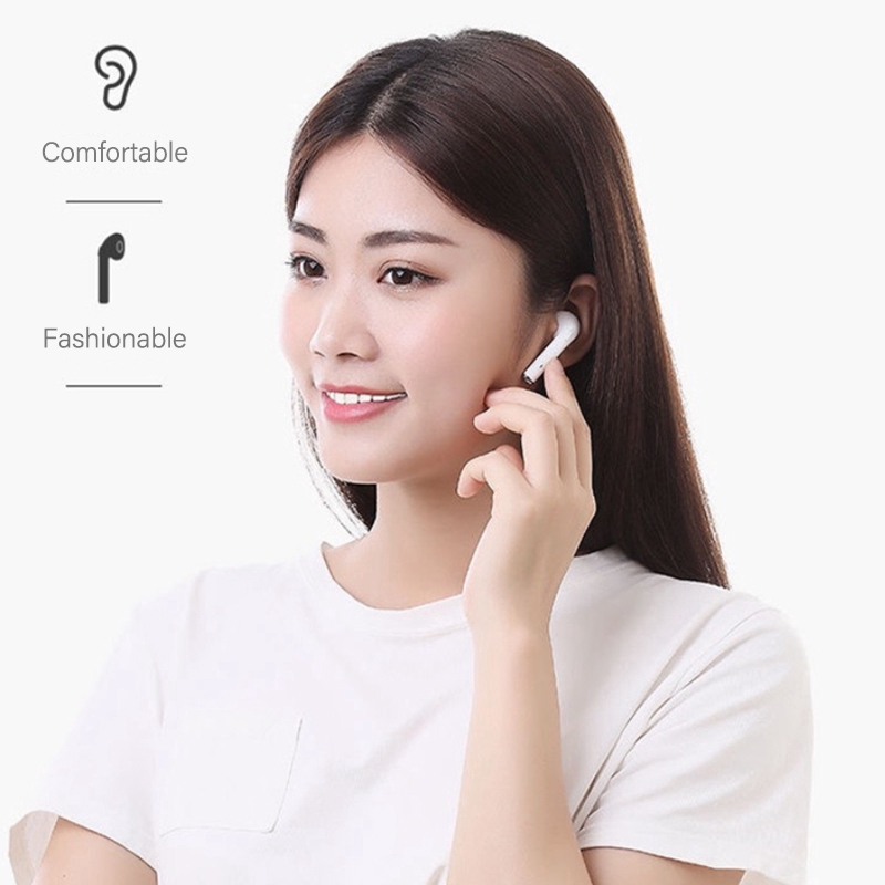 Tai nghe bluetooth không dâyv Set tai nghe thể thao không dây Bluetooth V5.0 Tws I7S cho Iphone 7 chất lượng cao