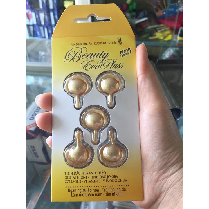 Viên bôi dưỡng ẩm da BEAUTY EVA PLUSS