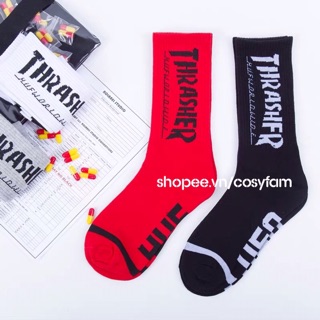 VỚ (TẤT) CỔ CAO THRASHER SOCKS - UNISEX 🎖
