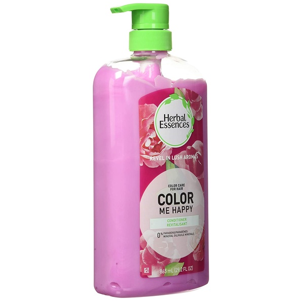 Dầu xả hương hoa hồng dành cho tóc nhuộm Herbal Essences Color Me Happy Conditioner 865ml (Mỹ)