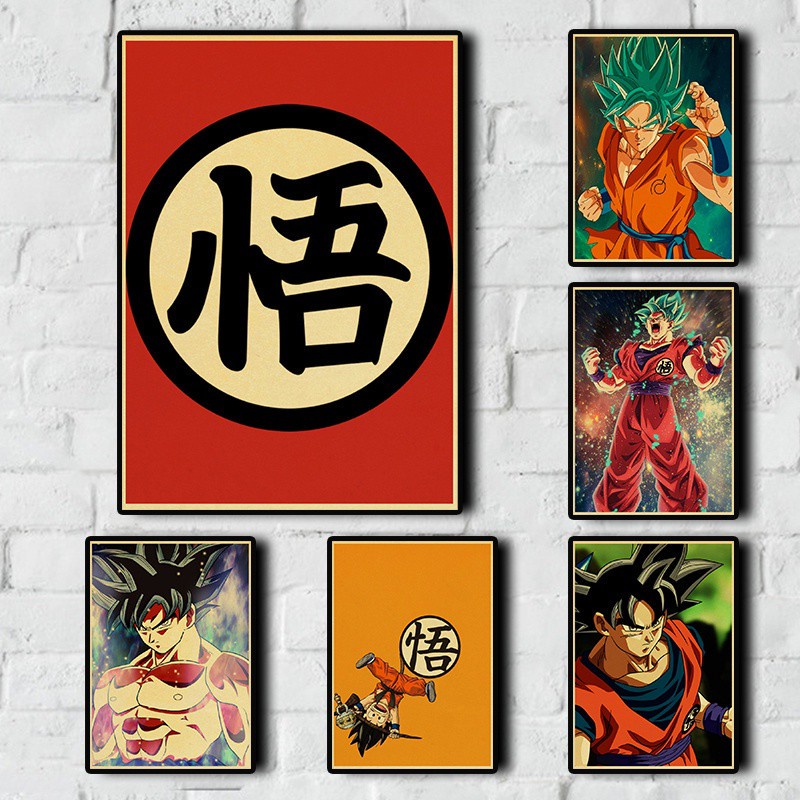 Tranh Treo Tường Hình dragon ball Phong Cách Nhật Bản