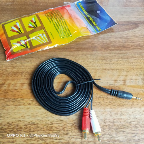 [HCM] Dây Cáp Âm Thanh Bông Sen RCA AV 3 Ra 3 Dài 1.5m-5m Chống Nhiễu CỰC TỐT, NHIỀU KÍCH THƯỚC ĐỂ LỰA CHỌN