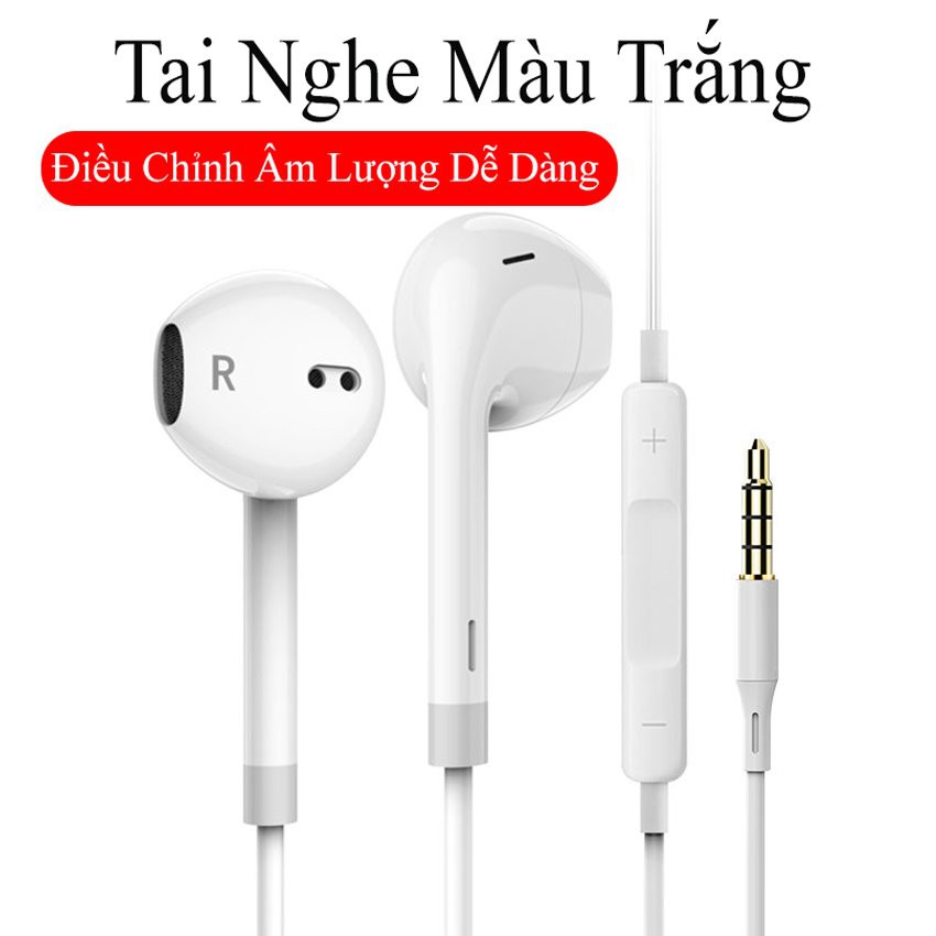 Tai Nghe Dây Nhét Tai,Chống Ồn Có Micro Và Điều Khiển Âm Lượng Leon_Official