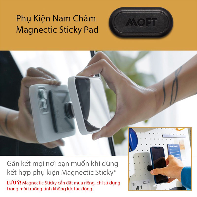 🔥Giá Đỡ Điện Thoại + Ví Đựng Thẻ MOFT Snap-On MagSafe iPhone 12, Sử Dụng Từ Tính Không Dán Keo, Ngăn Để 3 Thẻ Tiện Lợi | BigBuy360 - bigbuy360.vn