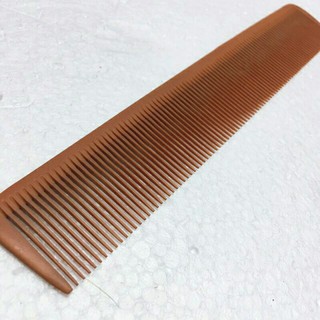 Lược cắt tóc nam barber bản to chất liệu sừng màu gỗ đẹp