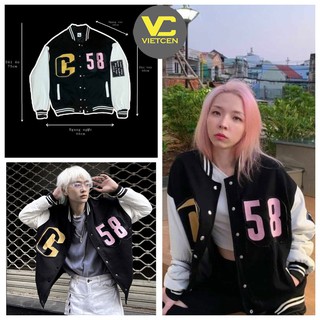 Áo khoác bomber bóng chày C58 áo khoác dù unisex chống nắng - VIETCEN