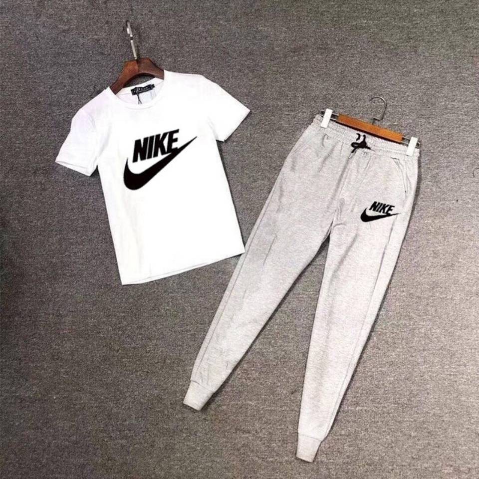 áo form rộng unisex Bộ đồ thể thao tay ngắn thương hiệu thời trang phong cách hàn quốc Quần âu áo thun ôm