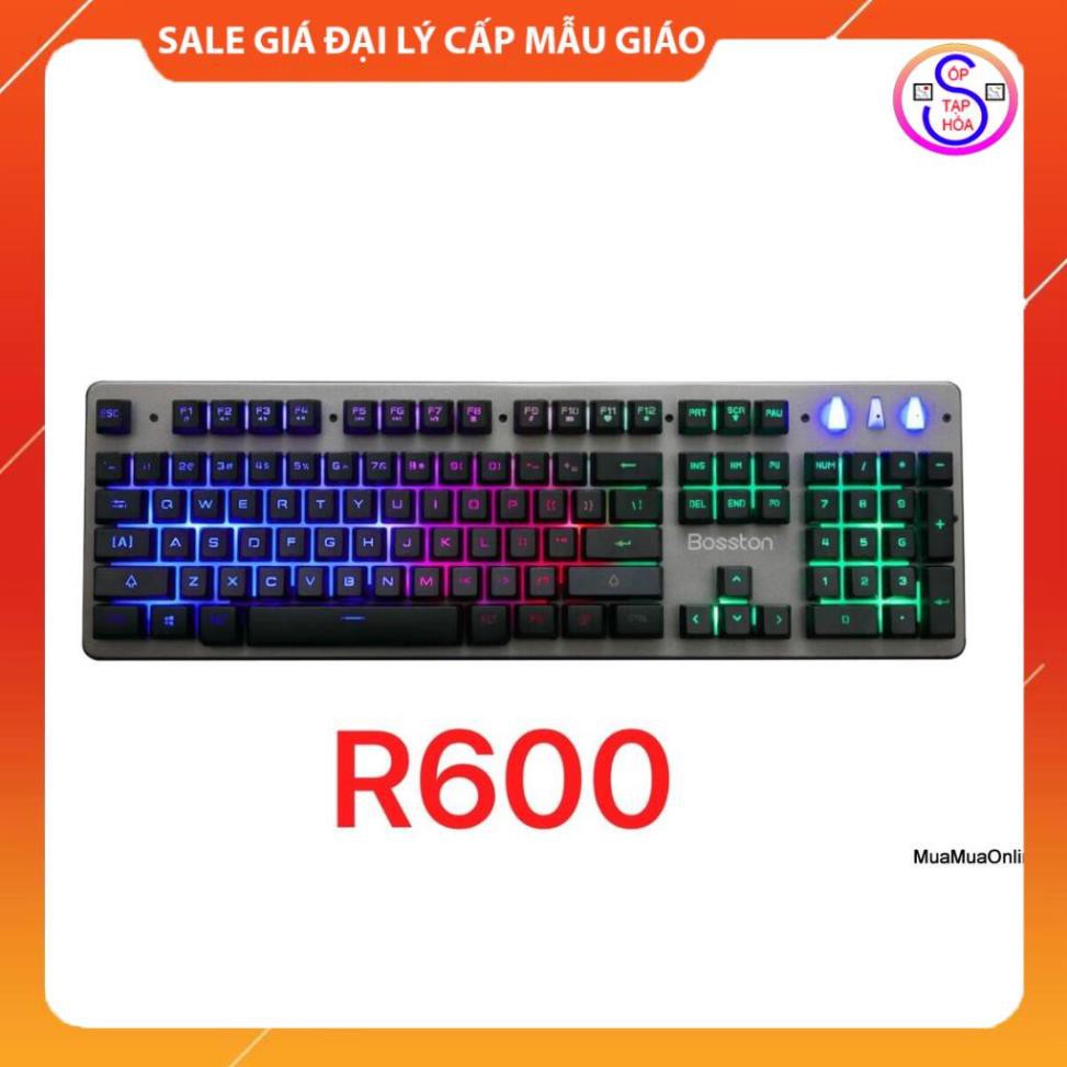 📌 FREESHIP Bàn Phím Giả Cơ Chuyên Game BOSSTON R600 Led Cao Cấp