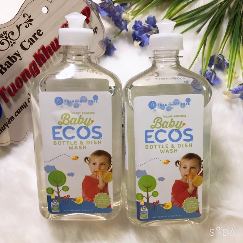 Nước rửa bình sữa Ecos 500ml - Mỹ