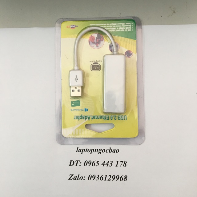 USB LAN 2.0 100Mbps