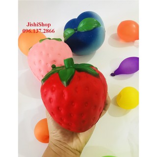 Squishy Quả Dâu Tây To Tướng (Ảnh thật) mã số sku CZ2911