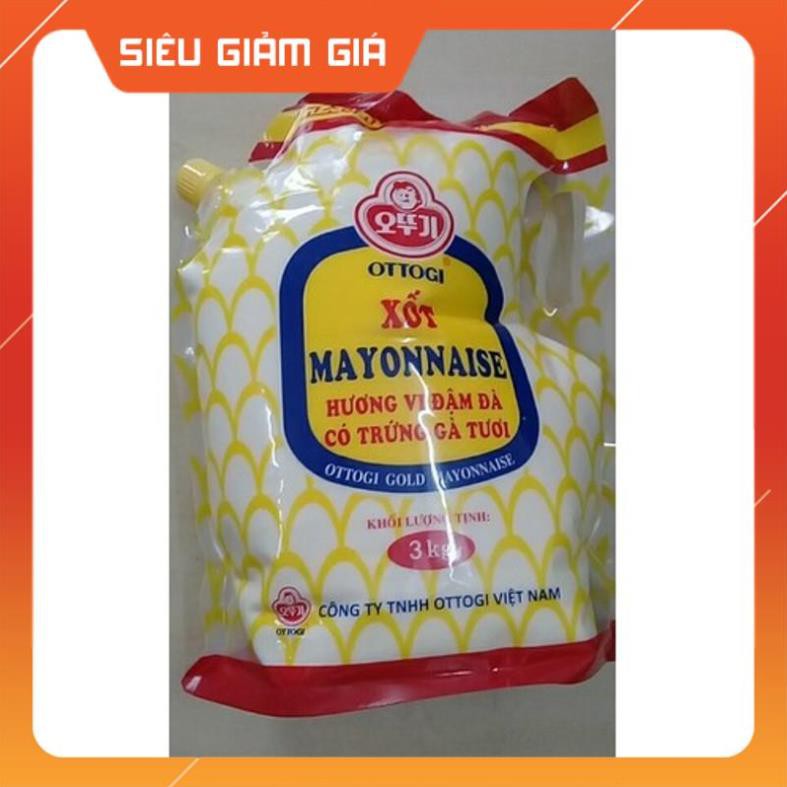 SỐT MAYONNAISE OTTOGI 3 KG (SIÊU TIẾT KIỆM)