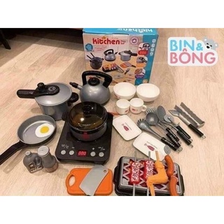 Bộ đồ chơi nấu ăn 36 món kitchen- bộ đồ chơi nấu ăn chất lượng cho bé yêu.
