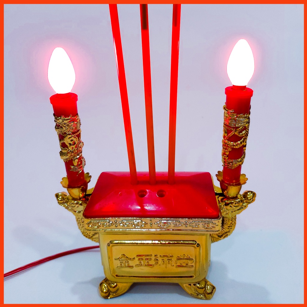 LƯ HƯƠNG ĐIỆN TỬ HÌNH VUÔNG - TRƯNG BÀN THỜ - THỜ CÚNG