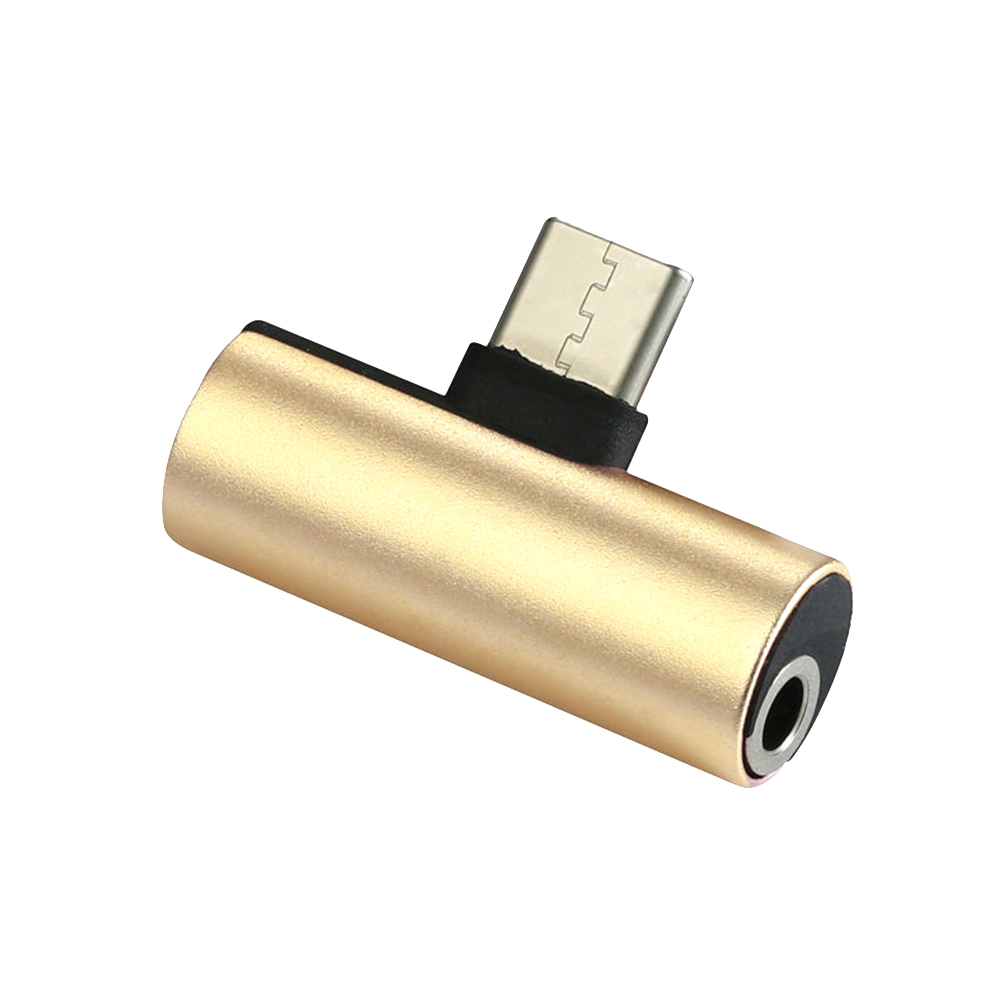 Đầu chuyển đổi từ jack Type-C sang cổng 3.5mm và cổng Type-C 2 trong 1 tiện dụng
