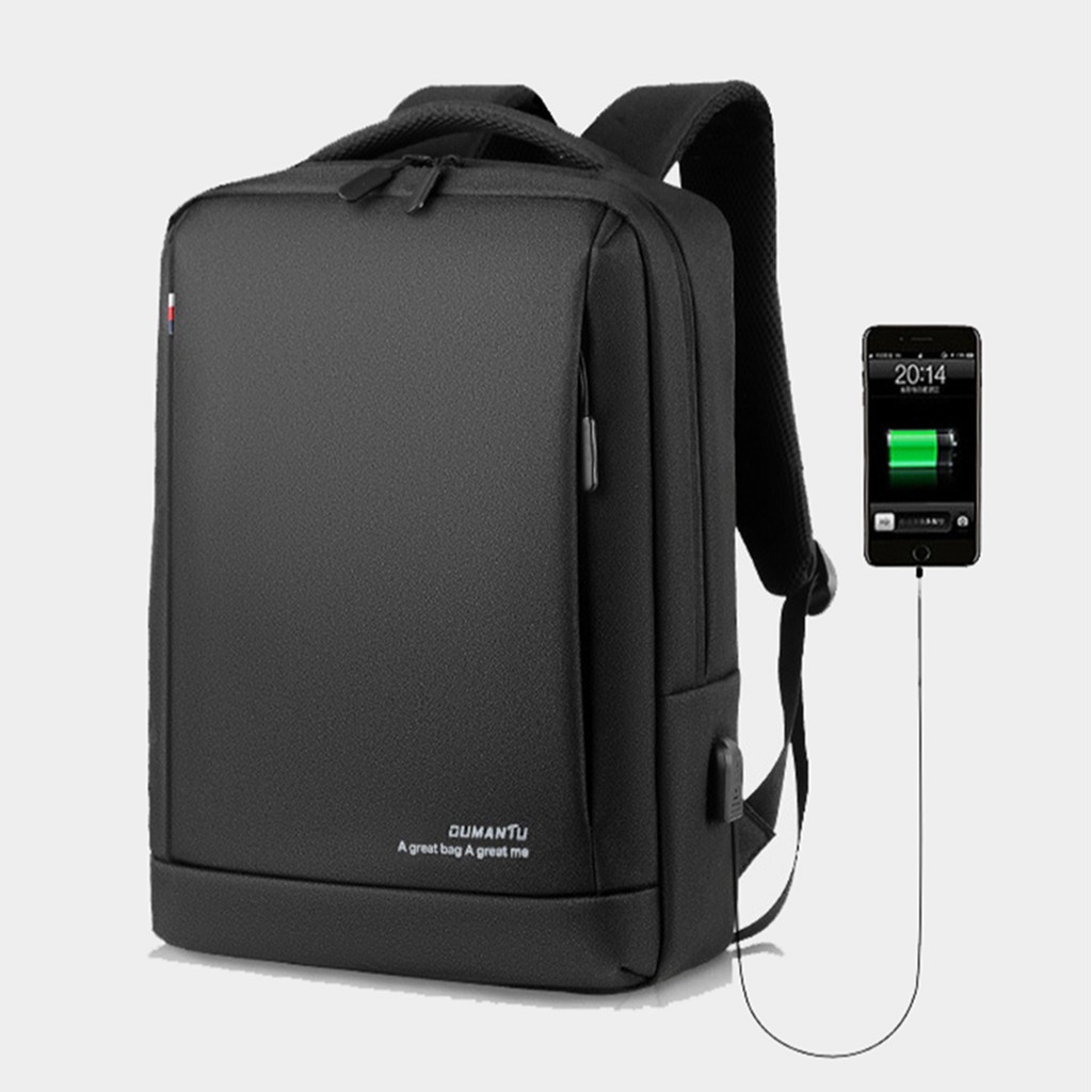 Balo đựng laptop GUMANIU chống nước cao cấp có cổng kết nốt USB tiện ích-9003