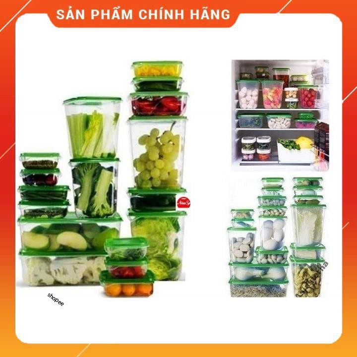 Bộ Hộp 17 món - Set 17 Hộp Nhựa Cao Cấp Đựng Thực Phẩm Bảo Quản Tủ Lạnh [FREESHIP]