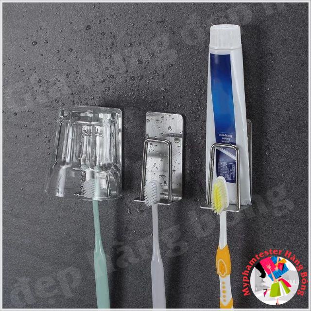 Giá cắm chải inox kèm keo