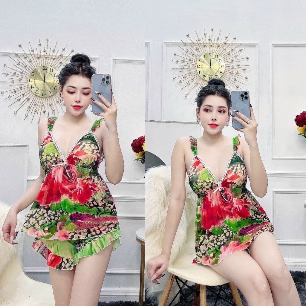 Đồ ngủ sexy MIKY, Đồ ngủ nữ xinh xắn dể thương &lt;60kg