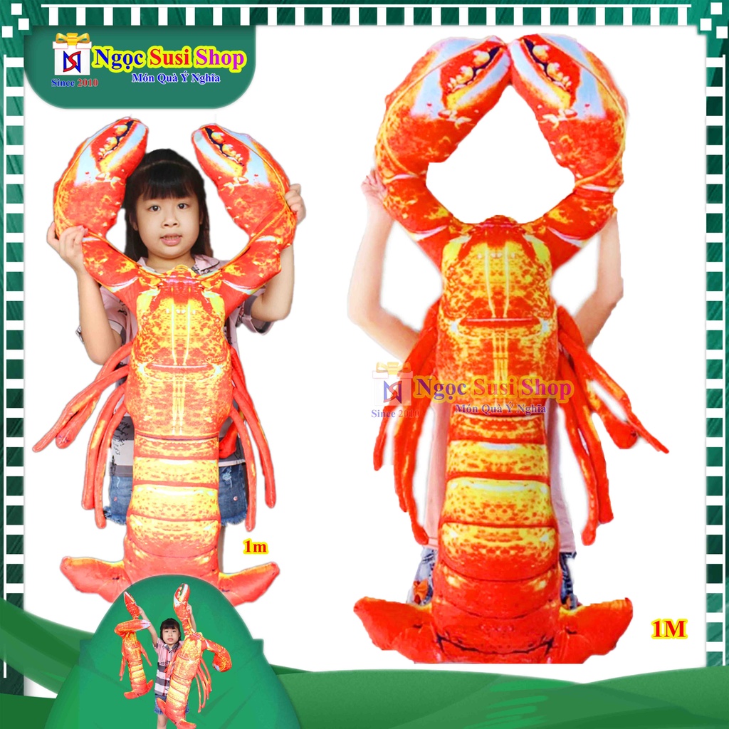 THÚ BÔNG TÔM HÙM ALASKA 3D CHO BÉ SIÊU TO KHỔNG LỒ ĐẸP NHƯ ẢNH HÀNG HIẾM