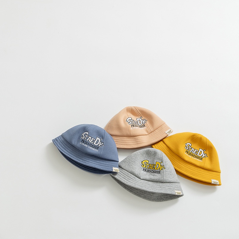 Nón Tai Bèo Chống Nắng Thêu Chữ Hoạt Hình Dễ Thương Phong Cách Hàn Quốc Cho Bé