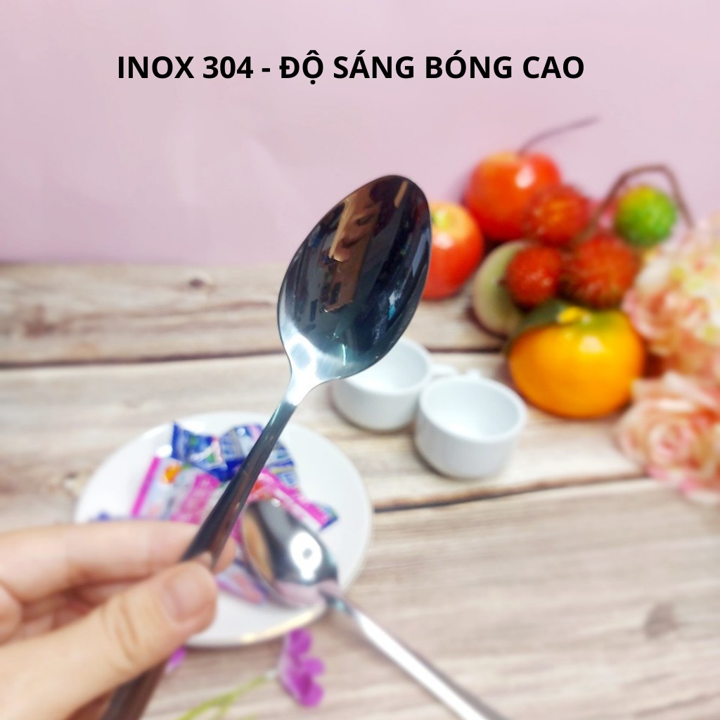 { Hàng tốt Giá Sốc} ❤️Muỗng ăn cơm/ muỗng cafe inox 304/ 201 cao cấp đồ dùng nhà bếp❤️