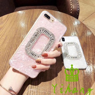 Ốp điện thoại họa tiết đá hoa cương đính đá hình vuông độc đáo dành cho OPPO F9 A3S A7 F7 F5 F3 A83 F1S F1 F3 Plus