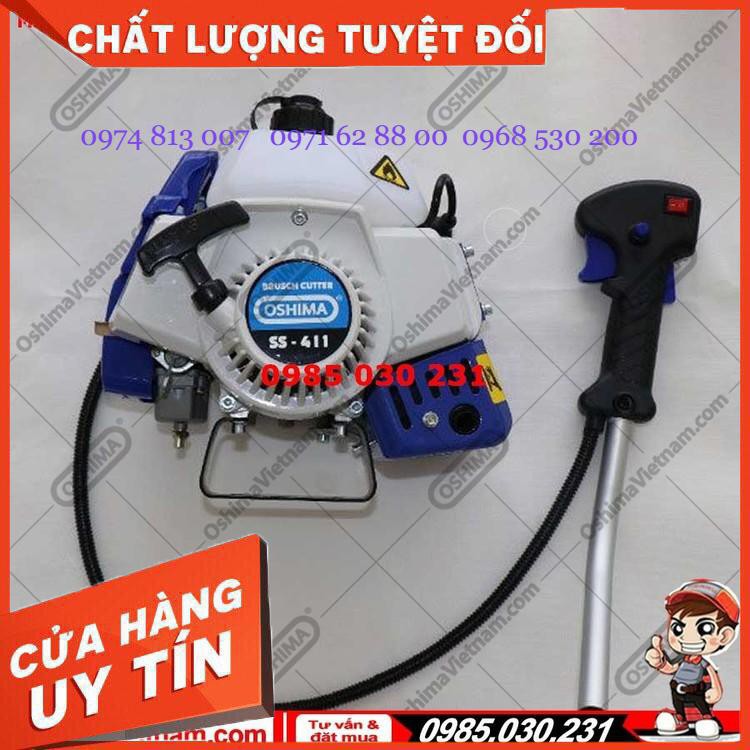 Máy cắt cỏ Oshima SS 411 cần xoay Siêu giảm giá l Bảo hành 1 năm