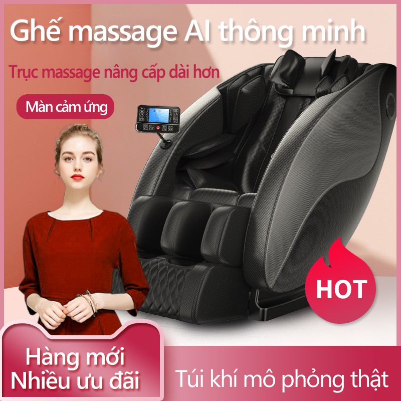 AM989YJGL Ghế massage máy mát xa toàn thân sang trọng khoang phi thuyền ghế massage điện với màn hình LCD