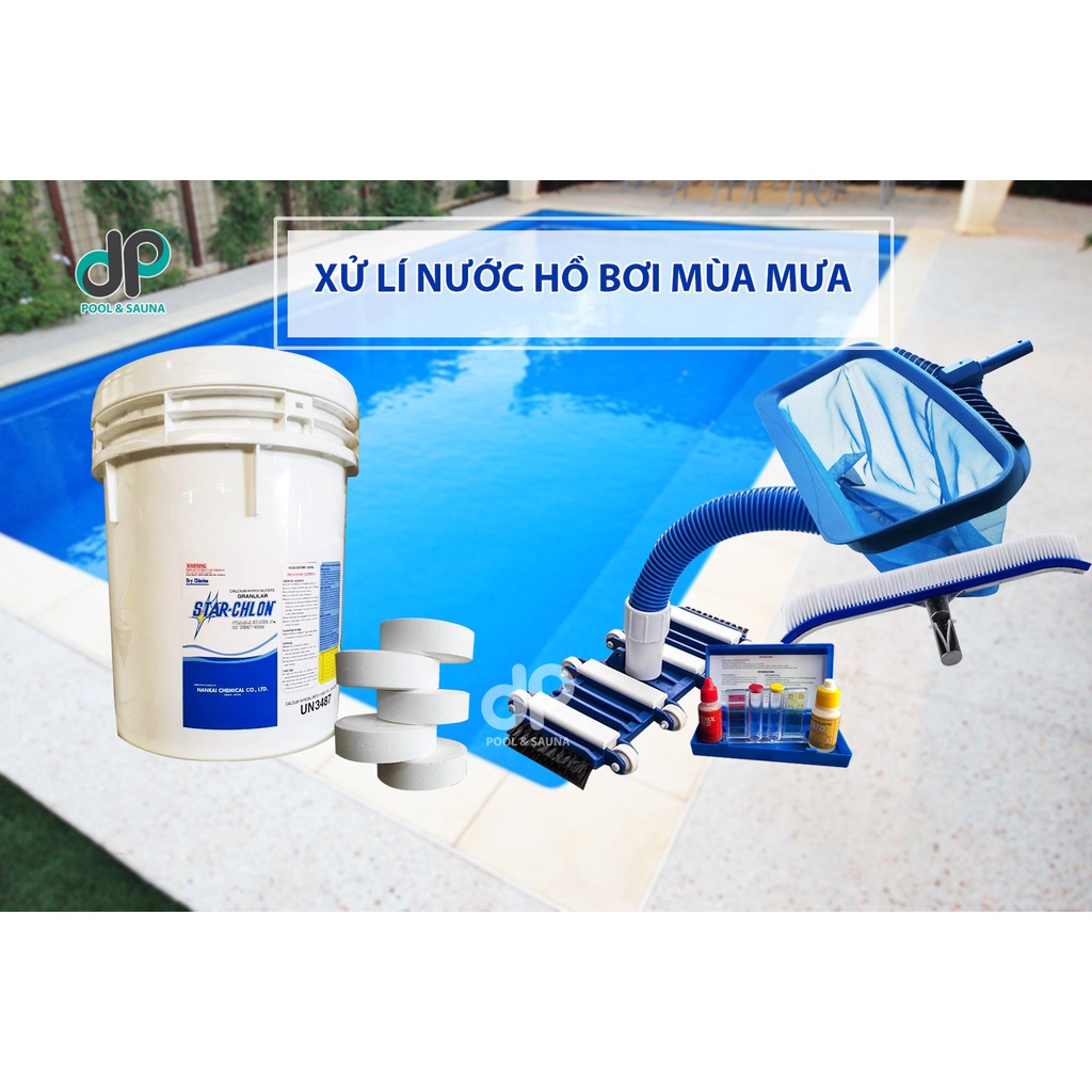 VỢT VỚT RÁC BỂ BƠI SÂU LÒNG - Lưới Polyester