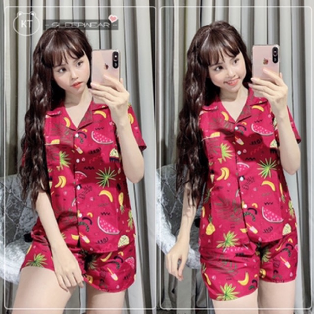 PIJAMA TAY NGẮN QUẦN NGẮN | BigBuy360 - bigbuy360.vn