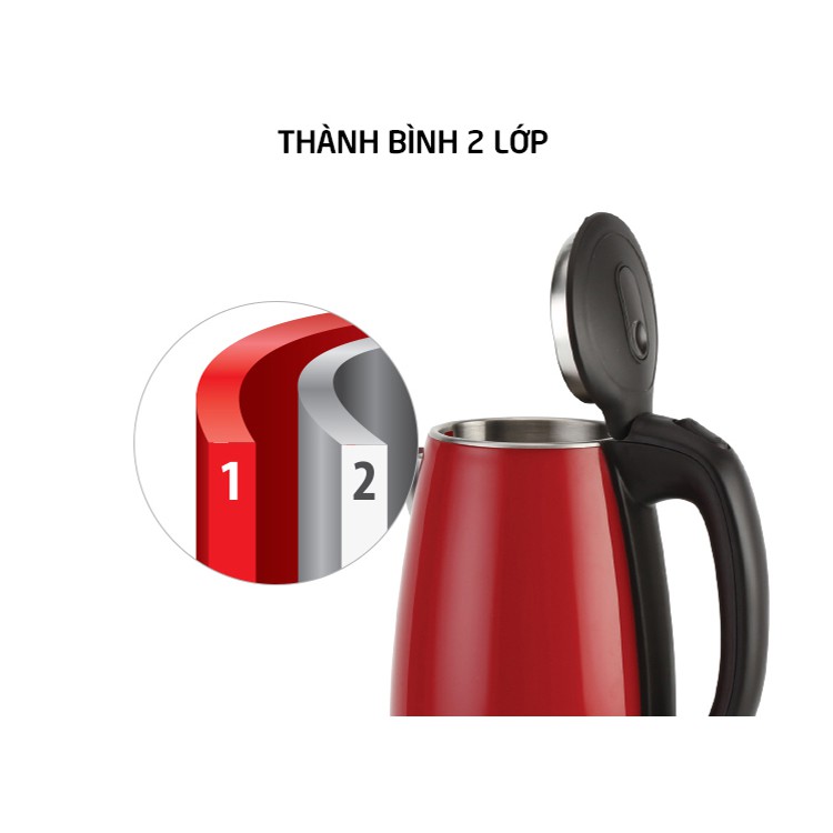 Bình Đun Siêu Tốc 2 Lớp Lock&Lock EJK731 (1.7L)