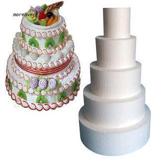 Mô hình bánh kem bằng xốp chưa trang trí dùng cho tiệc cưới tiện dụng