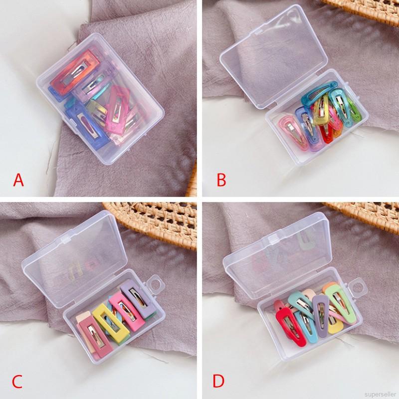 Set 10 kẹp tóc kiểu dáng dễ thương thời trang cho bé