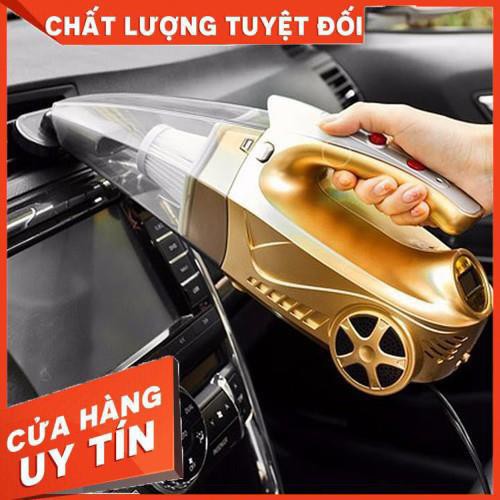 [XẢ KHO+FREE SHIP] Máy hút bụi, bơm lốp ô tô 4in1