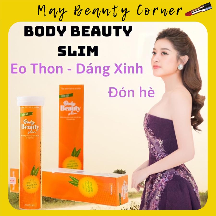 Viên Sủi Body Beauty Slim chính hãng giúp giảm cân, tăng cường chuyển hóa chất béo, hỗ trợ giảm béo tuýp 20v
