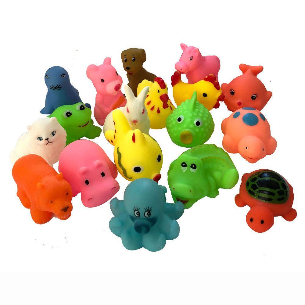 CLEOES Set 10 / 20 Đồ Chơi Nổi Trên Mặt Nước Hình Động Vật Cho Bé