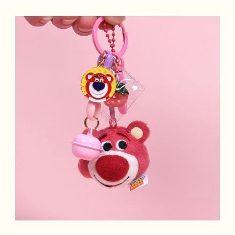 Móc khóa hình thú nhồi bông ENVIROSAX dễ thương trang trí balo/ túi xách