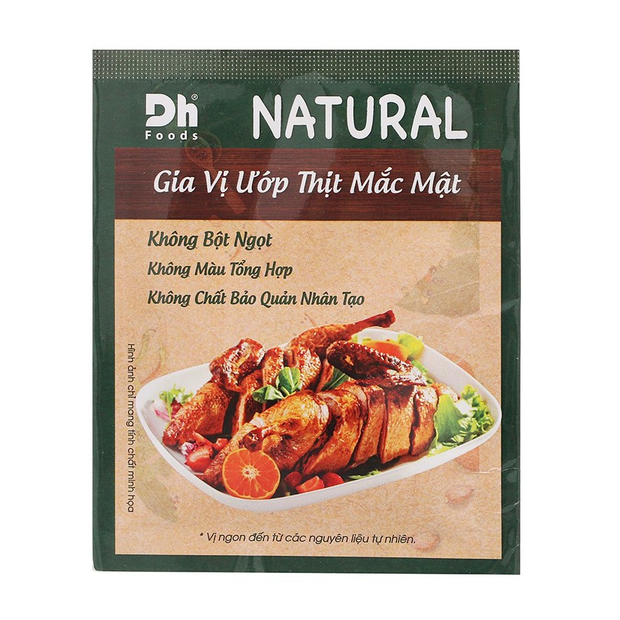 Gia vị ướp thịt mắc mật DH Food Natural gói 10g - Gia vị ướp thịt nướng chuẩn vị
