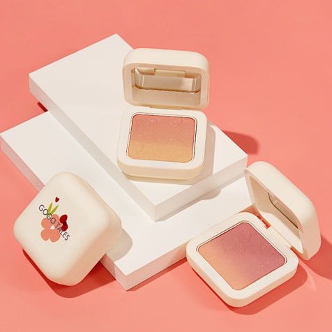 Phấn má kèm gương GOGO TALES xinh xắn tự nhiên Ombre Sweet Mist Blush GT203 GOGO56