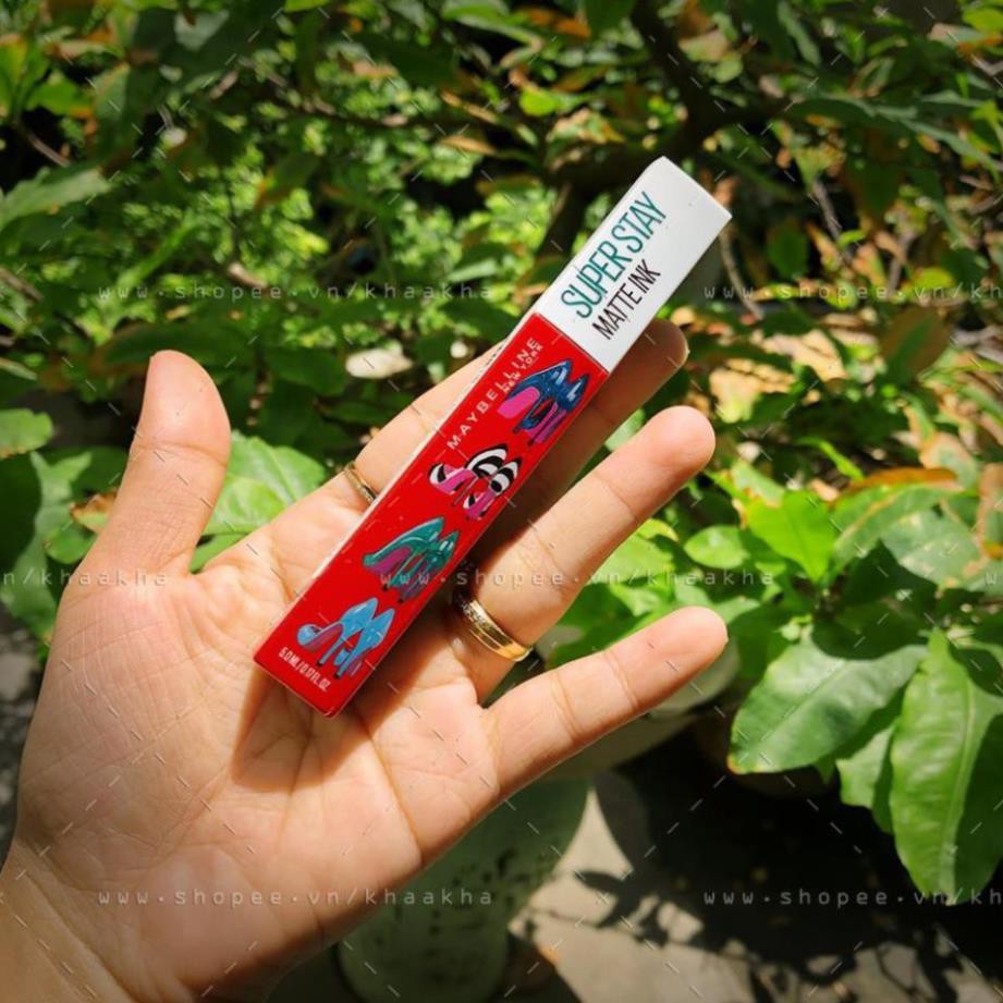 Son Kem Lì Maybelline New York Super Stay Matte Ink Phiên Bản Giới Hạn Ashley Longshore - Pioneer (5ml)  ྇ new *