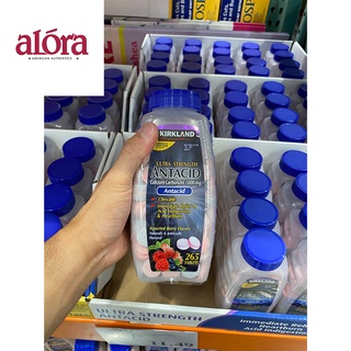 Kẹo nhai hỗ trợ giảm đau bao tử, dạ dày, khó tiêu, ợ nóng - ultra strength antacid kirkland signature 265 viên