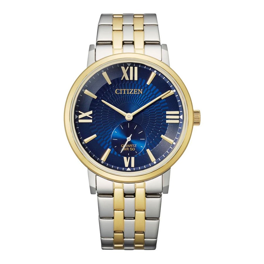 Đồng Hồ Nam Citizen Dây Thép Không Gỉ BE9176-76L - Mặt Xanh