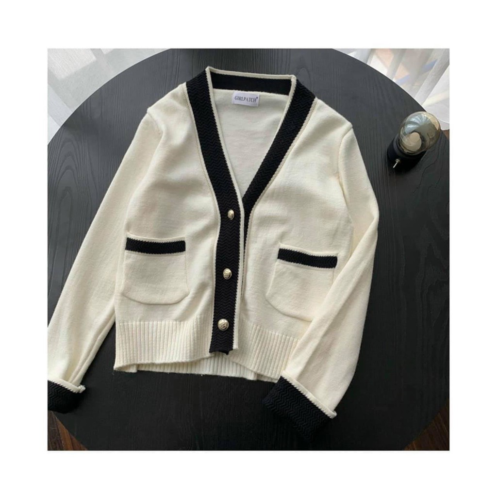 AKL03 Áo khoác len Girlpatch cardigan len cực sang chảnh