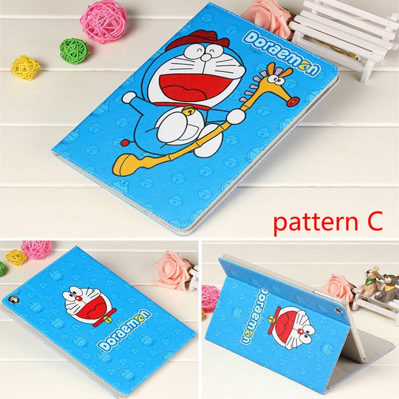 Bao da máy tính bảng PU in hình Doraemon cho iPad 9.7 2017 2018 mini 1 2 3 4 Air 1 Air2 | BigBuy360 - bigbuy360.vn